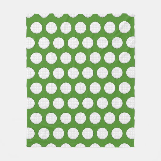 Golf Ball Pattern Fleece Deken (Voorkant)