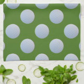 Golf Ball Pattern Green Kitchen Towel Theedoek (Gevouwen)