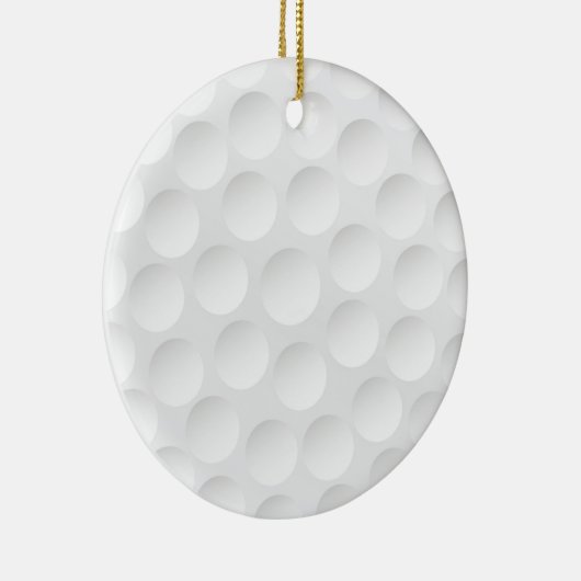 Golf Ball Pattern Keramisch Ornament (Rechts)