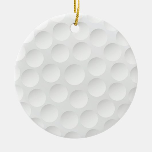 Golf Ball Pattern Keramisch Ornament (Voorkant)