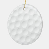 Golf Ball Pattern Keramisch Ornament (Links)