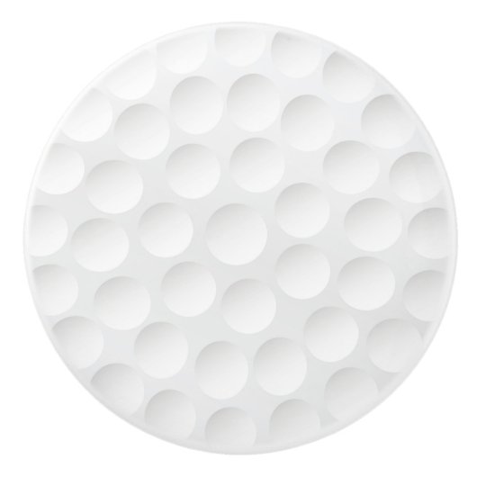 Golf Ball Pattern Keramische Knop (Voorkant)