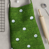 Golf Ball Pattern Monogram Green Schort voor Golfe