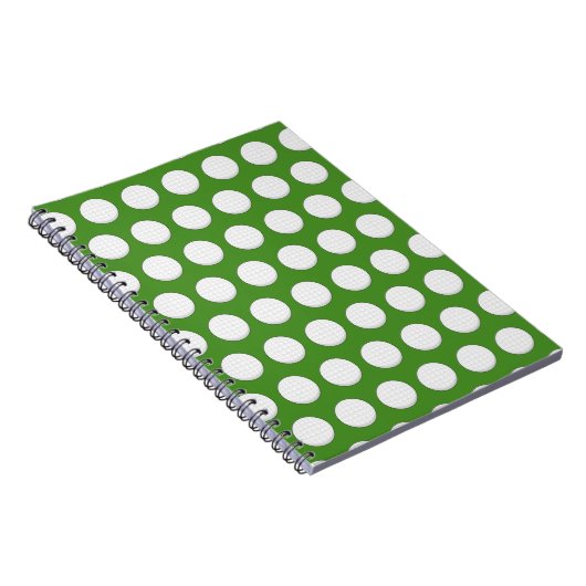 Golf Ball Pattern Notitieboek (Rechterzijde)