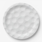 Golf Ball Pattern Papieren Bordje (Voorkant)