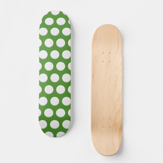 Golf Ball Pattern Persoonlijk Skateboard (Voorkant)
