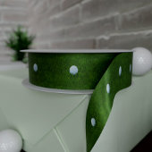 Golf Ball Pattern Putting Green Ribbon for Golfers Satijnen Lint