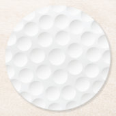 Golf Ball Pattern Ronde Kartonnen Onderzetter (Voorkant)