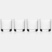 Golf Ball Pattern Whisky Glas (Achterkant)