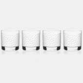 Golf Ball Pattern Whisky Glas (Voorkant)