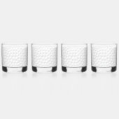 Golf Ball Pattern Whisky Glas (Links)