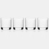 Golf Ball Pattern Whisky Glas (Rechts)
