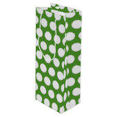 Golf Ball Pattern Wijn Cadeautas (Voorkant Gekanteld)