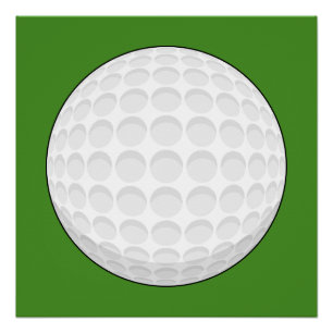 Golf Ball Perfect Poster