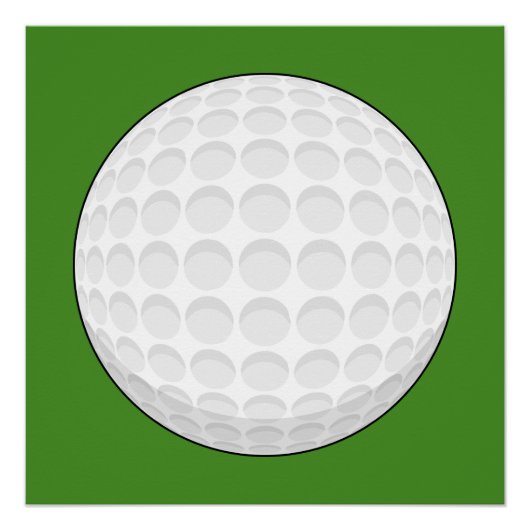 Golf Ball Perfect Poster (Voorkant)