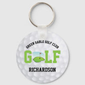 Golf Ball - Persoonlijke Sleutelhanger (Voorkant)