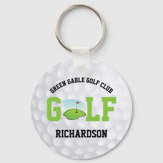 Golf Ball - Persoonlijke Sleutelhanger (Voorkant)