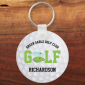 Golf Ball - Persoonlijke Sleutelhanger (Achterkant)