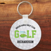 Golf Ball - Persoonlijke Sleutelhanger (Voorkant)