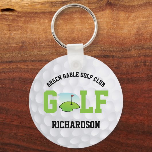 Golf Ball - Persoonlijke Sleutelhanger (Voorkant)