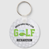 Golf Ball - Persoonlijke Sleutelhanger (Achterkant)