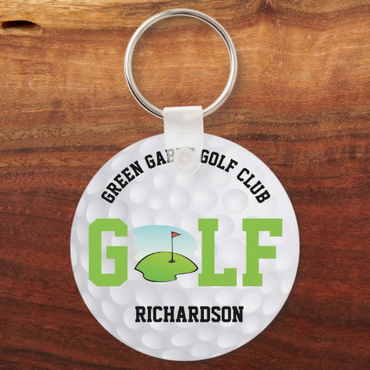 Golf Ball - Persoonlijke Sleutelhanger (Achterkant)