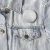 Golf Ball Pin / Button Badge (In situ)