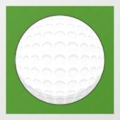 Golf Ball Raamsticker (Vel)