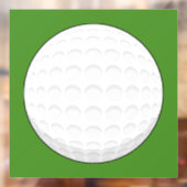 Golf Ball Raamsticker (Vel 2)