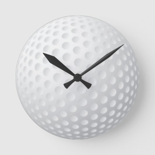 Golf Ball Ronde Klok (Voorkant)