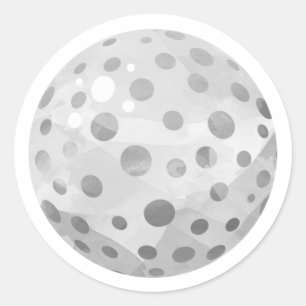 Golf Ball Ronde Sticker
