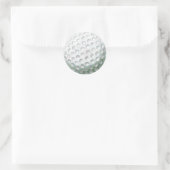 Golf Ball Ronde Sticker (Tas)
