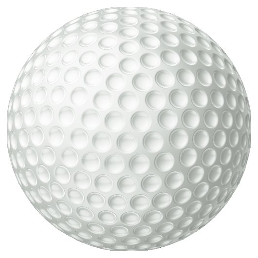 Golf Ball Ronde Sticker