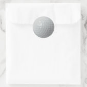 GOLF BALL RONDE STICKER (Tas)