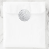 Golf Ball Ronde Sticker (Tas)