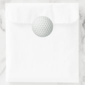 Golf Ball Ronde Sticker (Tas)