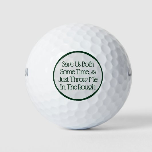 Golf Ball Sarcasm Golfballen (Voorkant)