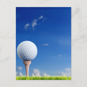 Golf Ball Sky Briefkaart