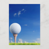 Golf Ball Sky Briefkaart (Voorkant)