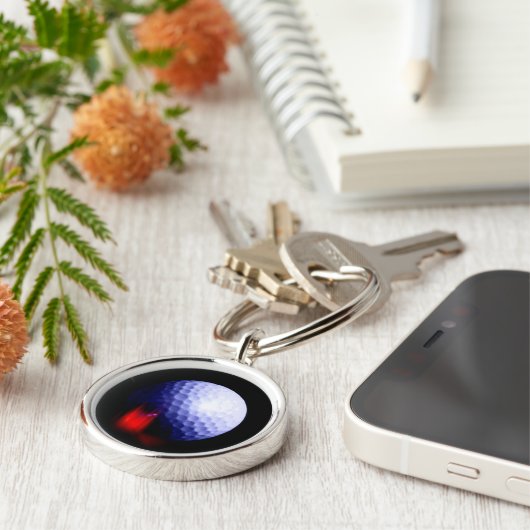 Golf Ball Sleutelhanger (Zijkant)