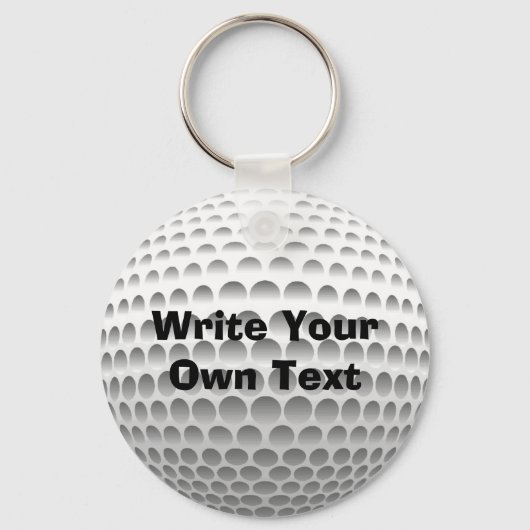 Golf Ball Sleutelhanger (Voorkant)