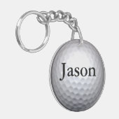 Golf Ball Sleutelhanger (Voorkant Links)