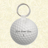 Golf Ball-Sleutelhanger past deze aan met JOUW NAA Sleutelhanger