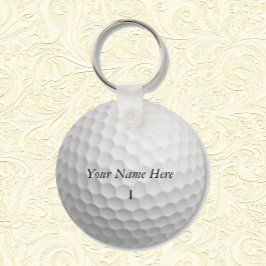 Golf Ball-Sleutelhanger past deze aan met JOUW NAA Sleutelhanger