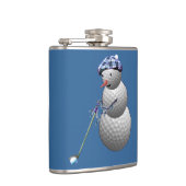 Golf Ball Snowman Heupfles (Rechts)