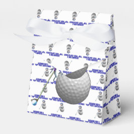 Golf Ball Snowman Kerstmis Bedankdoosjes