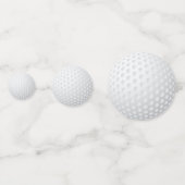 Golf Ball Special Dinner Party Table Confetti (Voorkanten)