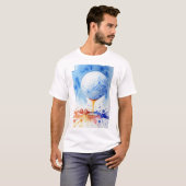 Golf Ball Splash Golf T-shirt (Voorkant volledig)