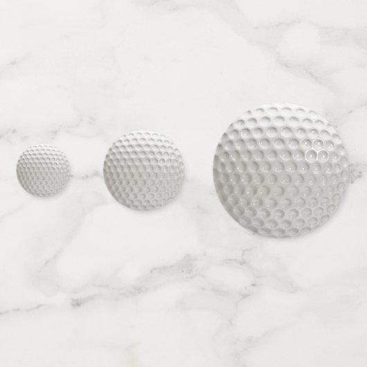 Golf Ball Sport Confetti (Voorkanten)