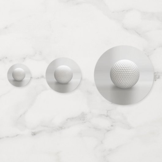 Golf Ball Sport Confetti (Achterkanten)